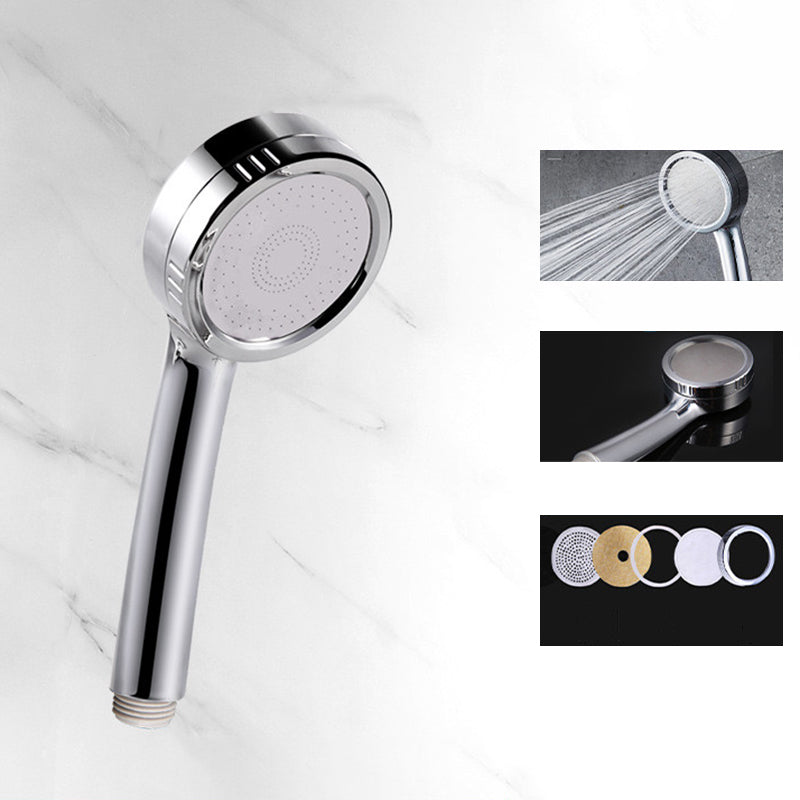Modern Style Round Handheld Shower Bathroom Metal Wall-Mounted Hand Shower