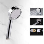 Modern Style Round Handheld Shower Bathroom Metal Wall-Mounted Hand Shower