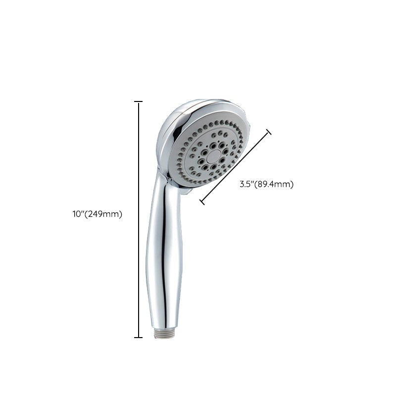 Modern Style Round Handheld Shower Bathroom Metal Wall-Mounted Hand Shower