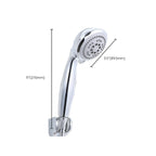 Modern Style Round Handheld Shower Bathroom Metal Wall-Mounted Hand Shower