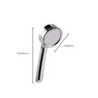 Modern Style Round Handheld Shower Bathroom Metal Wall-Mounted Hand Shower