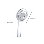 Modern Style Round Handheld Shower Bathroom Metal Wall-Mounted Hand Shower