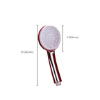 Modern Style Round Handheld Shower Bathroom Metal Wall-Mounted Hand Shower