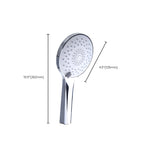 Modern Style Round Handheld Shower Bathroom Metal Wall-Mounted Hand Shower