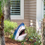 Weather-Resistant Shark Statue for Garden, Patio or Living Room Decor