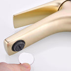 Contemporary Copper Vessel Tap Lever Low Arc Vessel Faucet