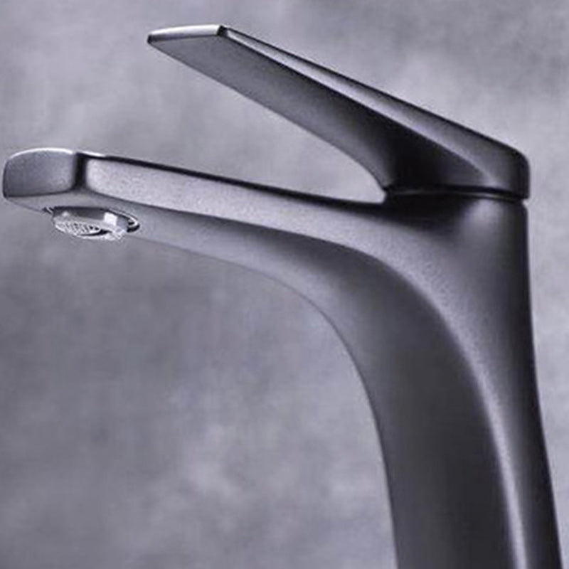 Contemporary Copper Vessel Tap Lever Low Arc Vessel Faucet