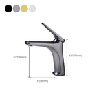 Contemporary Copper Vessel Tap Lever Low Arc Vessel Faucet