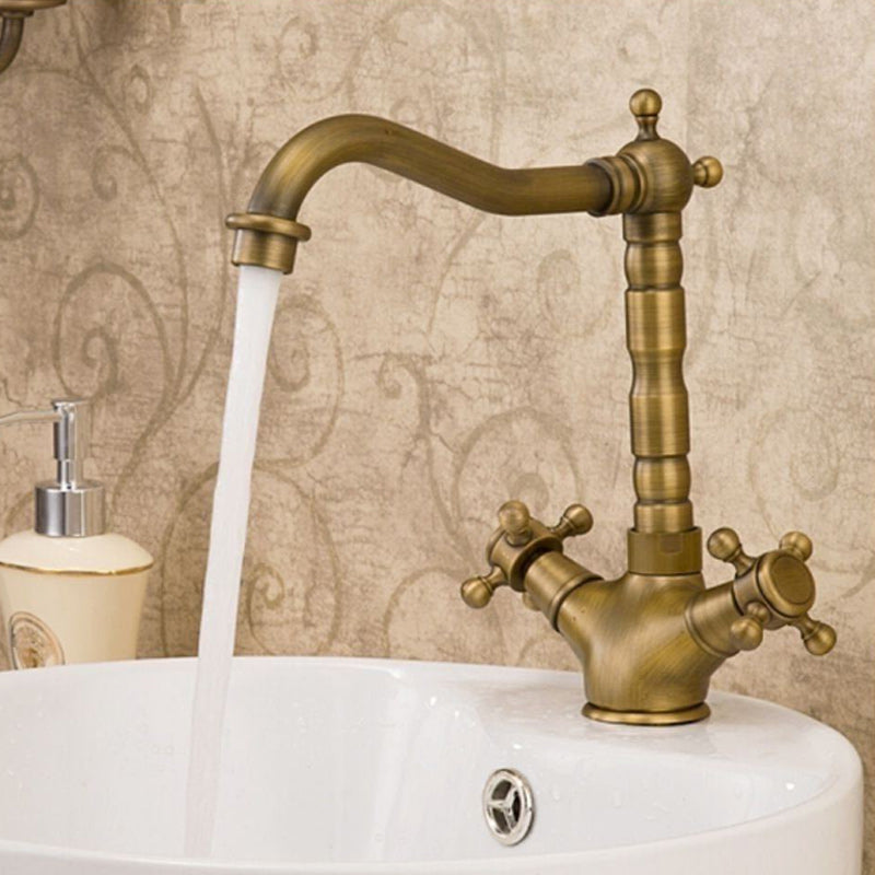 Glam Centerset Faucet Single Hole Sink Faucet with 2 Handles