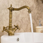 Glam Centerset Faucet Single Hole Sink Faucet with 2 Handles