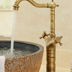 Glam Centerset Faucet Single Hole Sink Faucet with 2 Handles