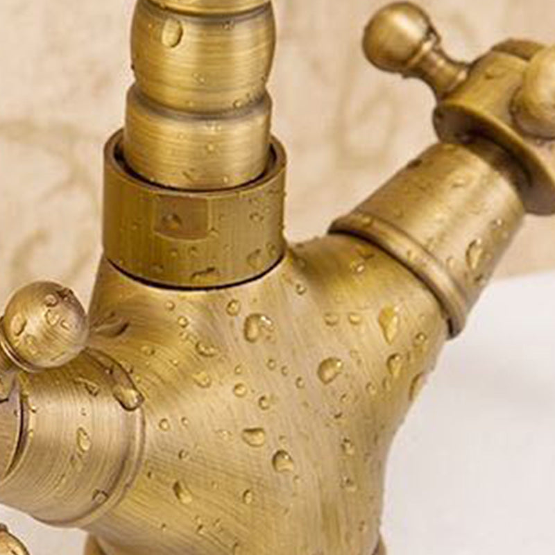 Glam Centerset Faucet Single Hole Sink Faucet with 2 Handles