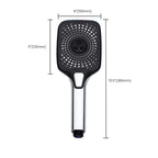 Modern Metal Hand Shower Handheld Shower Home Adjustable Spray Pattern Hand Shower