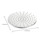 Ceiling Mounted Metal Shower Head Modern Living Fixed Shower Head