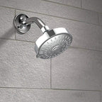 Wall-mounted Metal Shower Head Modern Round Shower Head Fixed Shower Head