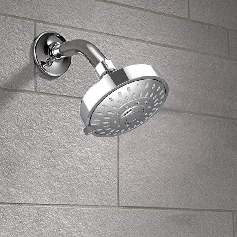 Wall-mounted Metal Shower Head Modern Round Shower Head Fixed Shower Head