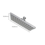 Modern Style Ceiling Mounted Rain Shower Round Shower Head