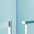 Modern Freestanding Bathtub Faucet Copper Floor Mounted Freestanding Bathtub Faucet