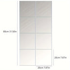EleganceMirror – Luxury 3D Acrylic Mirror Tiles Set