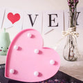 LED letters, numbers, and symbols – luminous decoration with warm white light for parties and living spaces