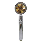 Plastic Hand Shower Standard Round Spray Nozzle with Swivel Attachment