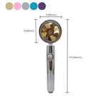 Plastic Hand Shower Standard Round Spray Nozzle with Swivel Attachment