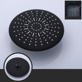 Contemporary Style Shower Head Plastic Fixed Shower Head in Round and Square Shape