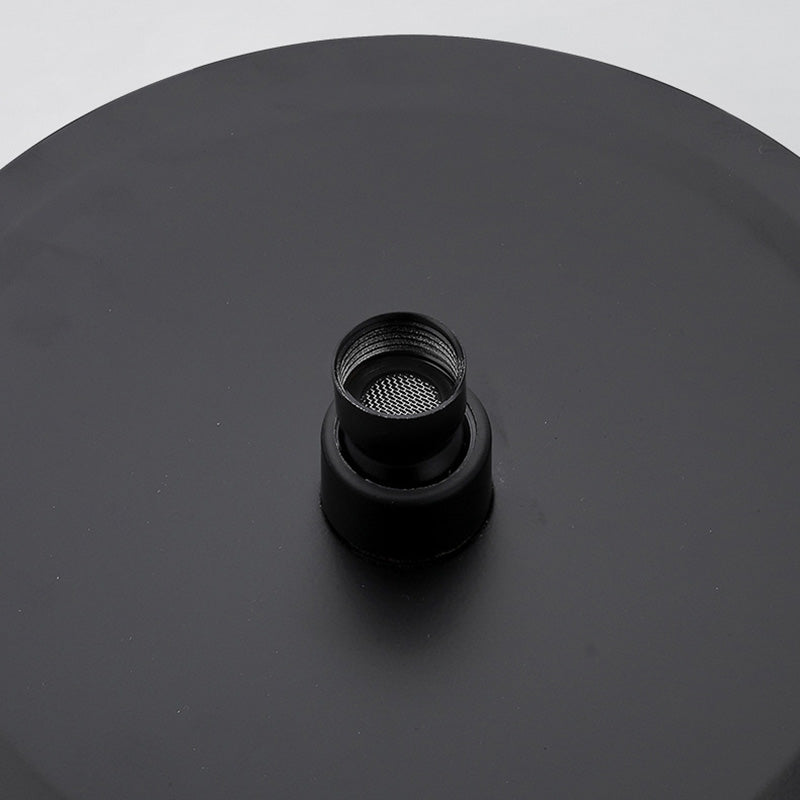 Contemporary Style Shower Head Plastic Fixed Shower Head in Round and Square Shape