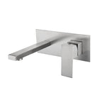 Contemporary style fittings with lever handles Wall-mounted fittings for the bathroom