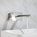 Contemporary style fittings with lever handles Wall-mounted fittings for the bathroom