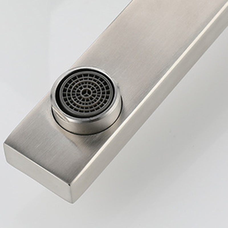 Contemporary style fittings with lever handles Wall-mounted fittings for the bathroom