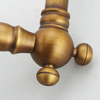 Wall-mounted fitting Glam Style Bathroom tap with 2 handles