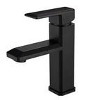 Single Hole Faucet 6.69" H Modern Low Arc Bathroom Faucet