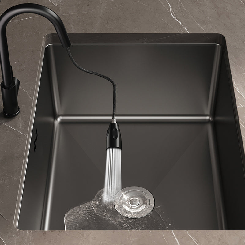 Contemporary Sink Set Stainless Steel Friction Resistant Sink Set for the Kitchen