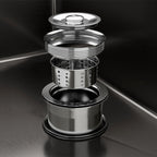 Contemporary Sink Set Stainless Steel Friction Resistant Sink Set for the Kitchen