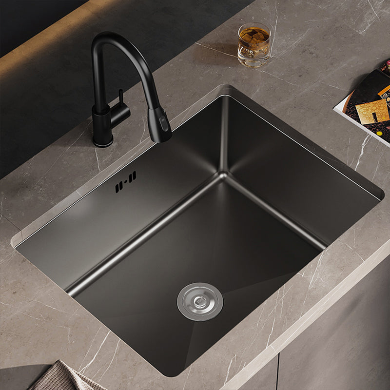 Contemporary Sink Set Stainless Steel Friction Resistant Sink Set for the Kitchen