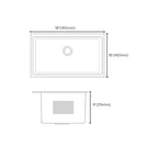 Contemporary Sink Set Stainless Steel Friction Resistant Sink Set for the Kitchen