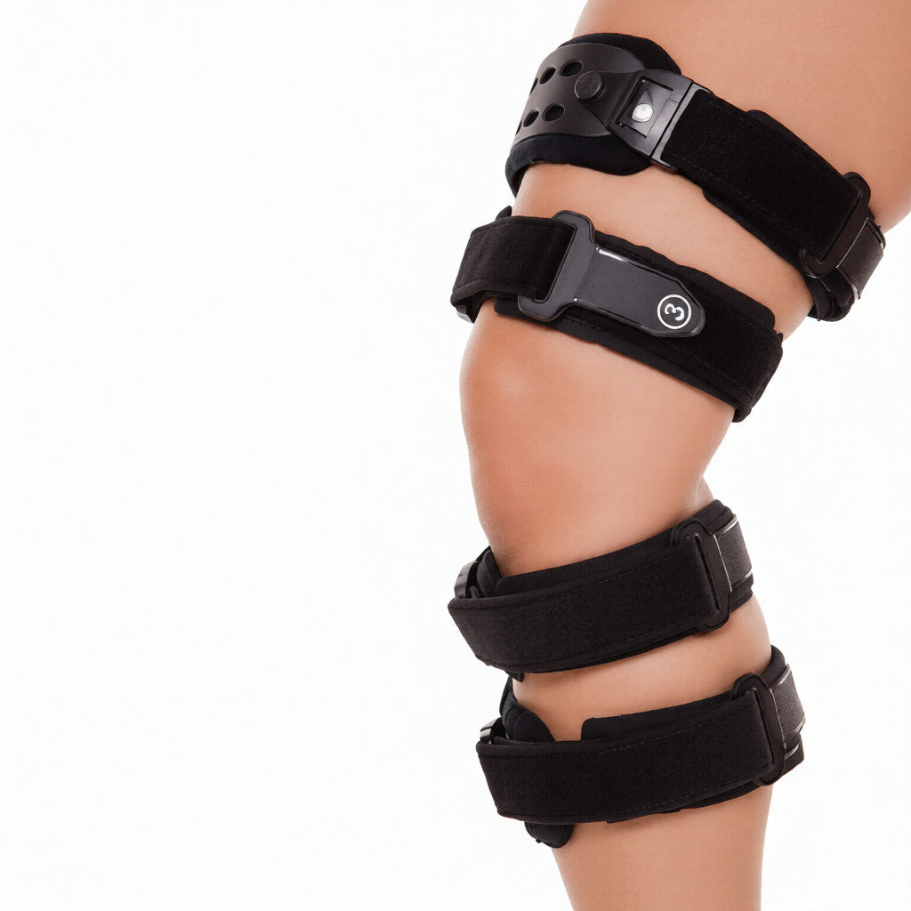 Osteoarthritis Unloader Knee Brace | Medial & Lateral Support for Bone-on-Bone Arthritis Relief, Adjustable Size for Enhanced Comfort