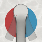 Modern Sink Faucet Uniform Color Metal Sink Bathroom Faucet