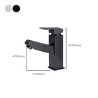 Modern Sink Faucet Uniform Color Metal Sink Bathroom Faucet