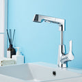 Contemporary Style Center Sink Faucets Lever Handles Faucets for Bathroom
