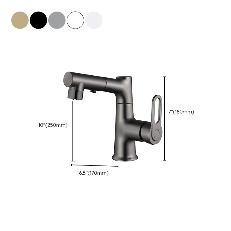 Contemporary Style Center Sink Faucets Lever Handles Faucets for Bathroom