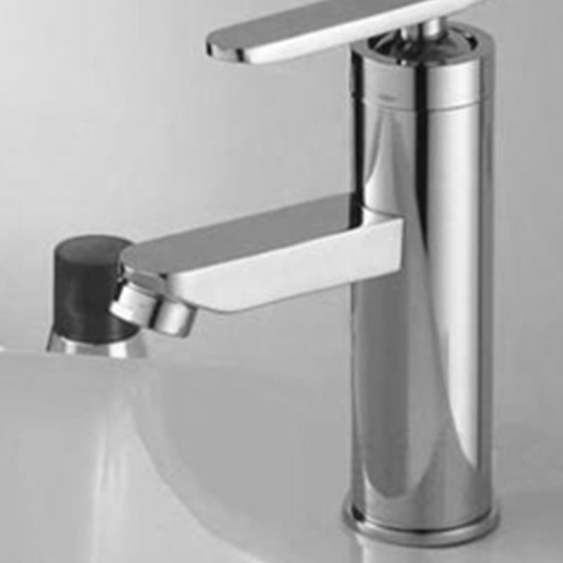 Swivel Spout Bathroom Faucet Single Hole Basin Faucet with Lever Handle