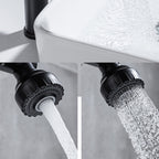 Swivel Spout Bathroom Faucet Single Hole Basin Faucet with Lever Handle