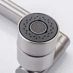 Swivel Spout Bathroom Faucet Single Hole Basin Faucet with Lever Handle