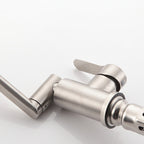 Swivel Spout Bathroom Faucet Single Hole Basin Faucet with Lever Handle