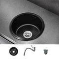 Classic Round Sink Stainless Steel Built-in Sink Non-Slip Round Basin for the Kitchen