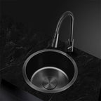 Classic Round Sink Stainless Steel Built-in Sink Non-Slip Round Basin for the Kitchen