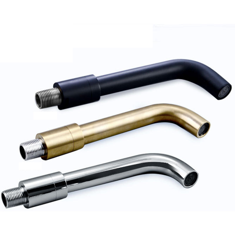 Industrial bathroom faucet brass lever handles 2-hole faucets wall-mounted faucet
