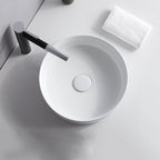 Modern Sink Ceramic Solid Color Round Sink